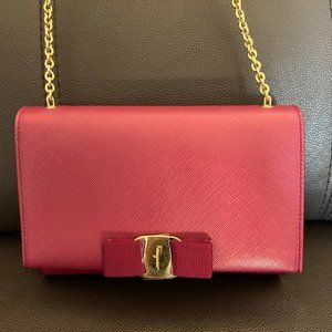 Salvatore Ferragamo Pink Crossbody Bag